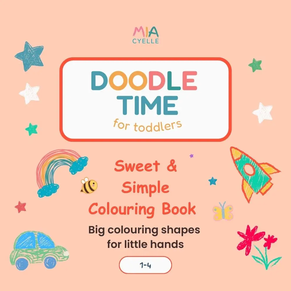 Big Simple Bold Colouring Book for Toddlers